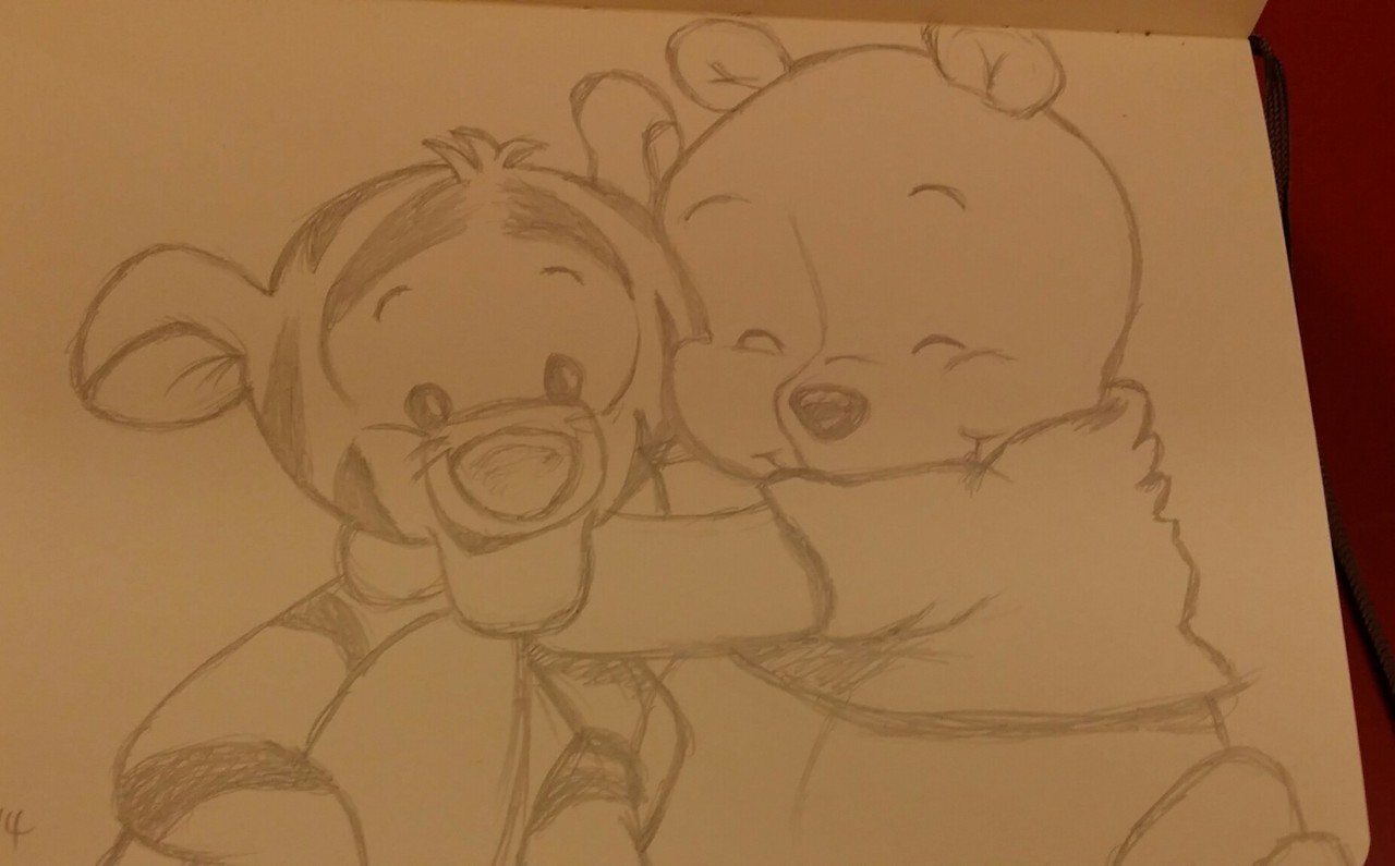 Detail Winnie The Pooh Pencil Drawings Nomer 19