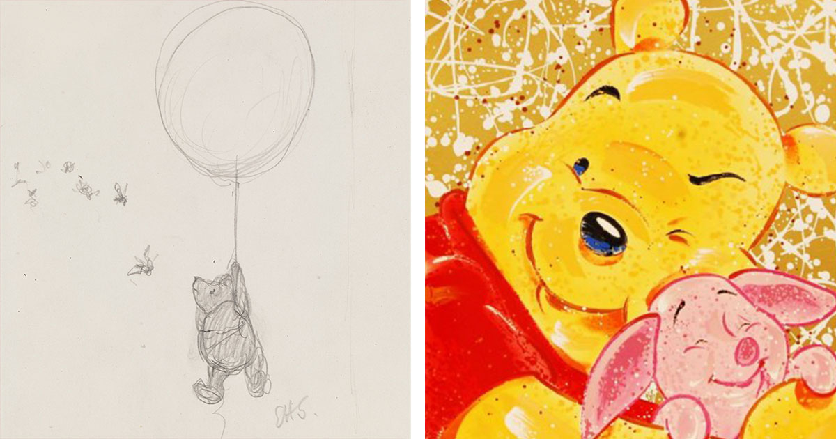 Detail Winnie The Pooh Pencil Drawings Nomer 22