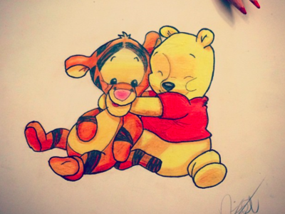 Detail Winnie The Pooh Pencil Drawings Nomer 30