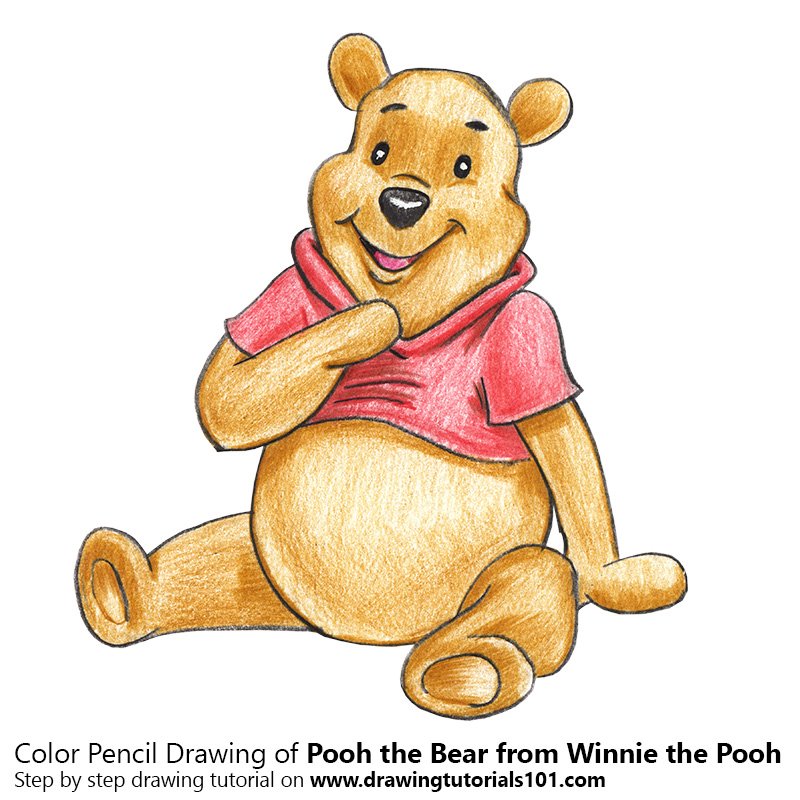 Detail Winnie The Pooh Pencil Drawings Nomer 33