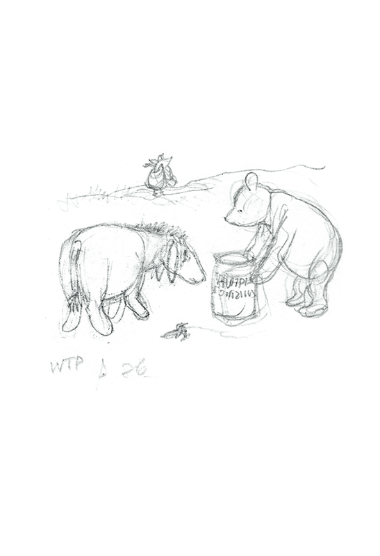 Detail Winnie The Pooh Pencil Drawings Nomer 36