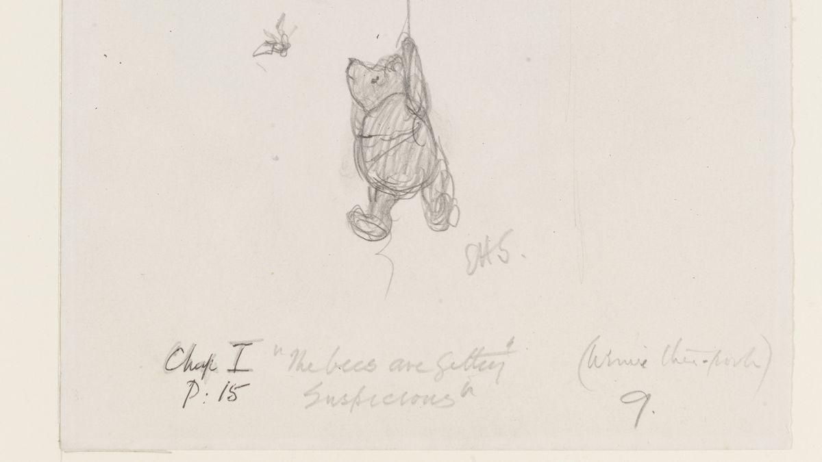 Detail Winnie The Pooh Pencil Drawings Nomer 45