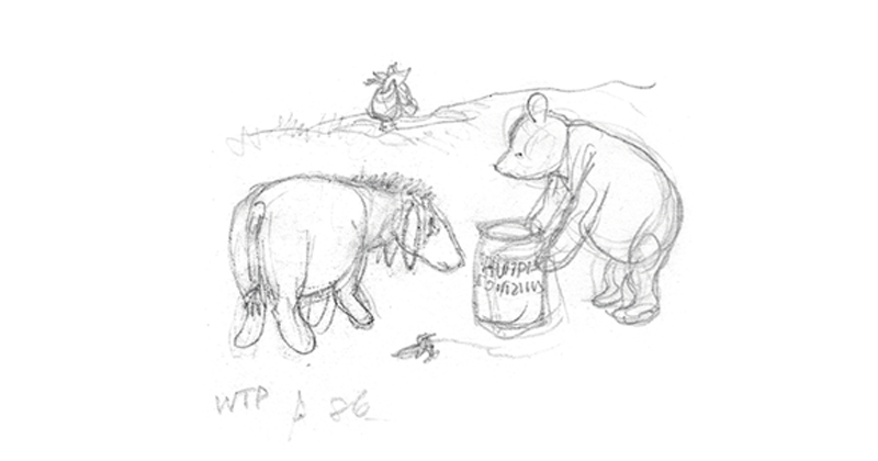 Detail Winnie The Pooh Pencil Drawings Nomer 10