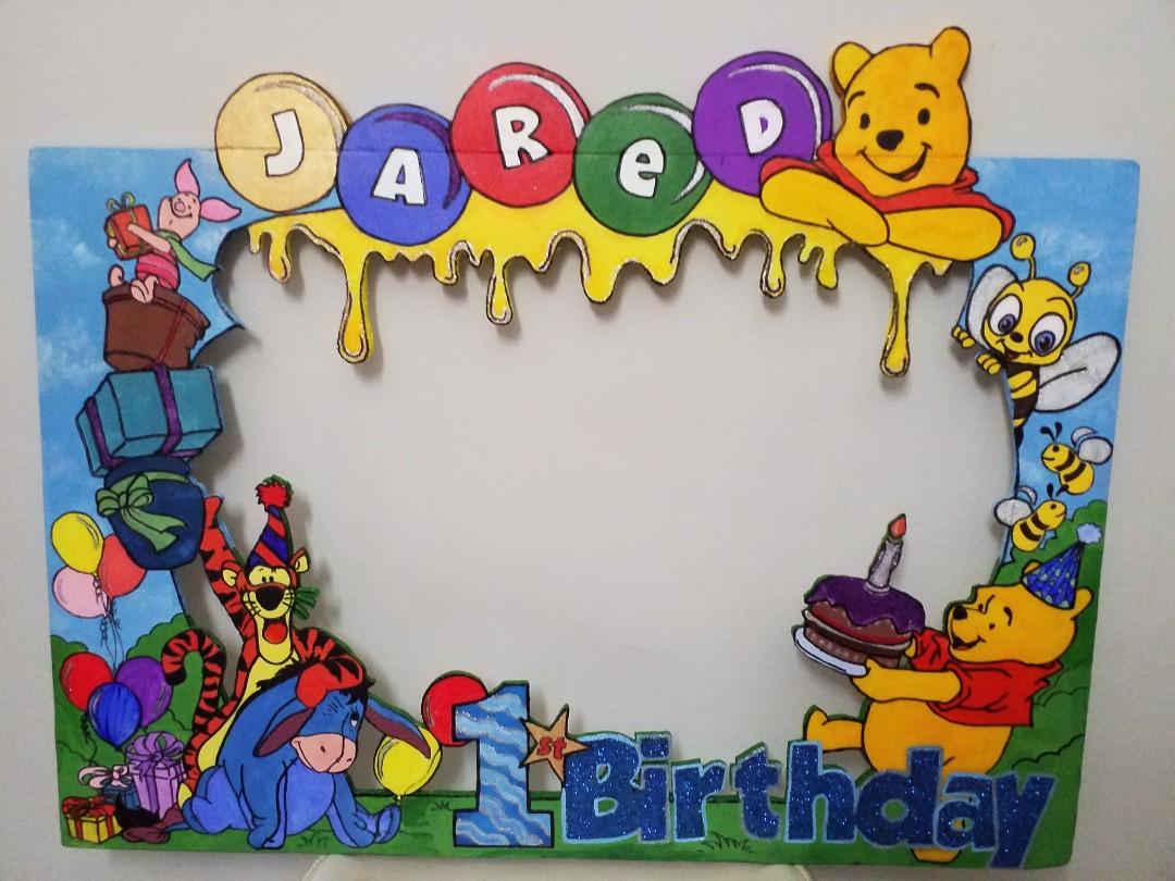 Detail Winnie The Pooh Photo Booth Frame Nomer 7