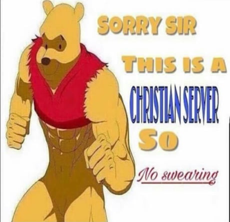 Detail Winnie The Pooh This Is A Christian Server Nomer 8