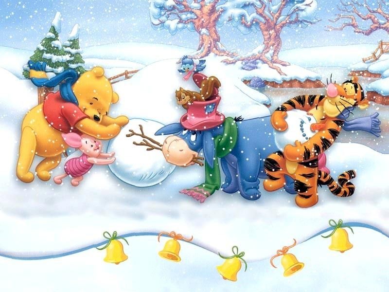 Detail Winnie The Pooh Winter Wallpaper Nomer 14