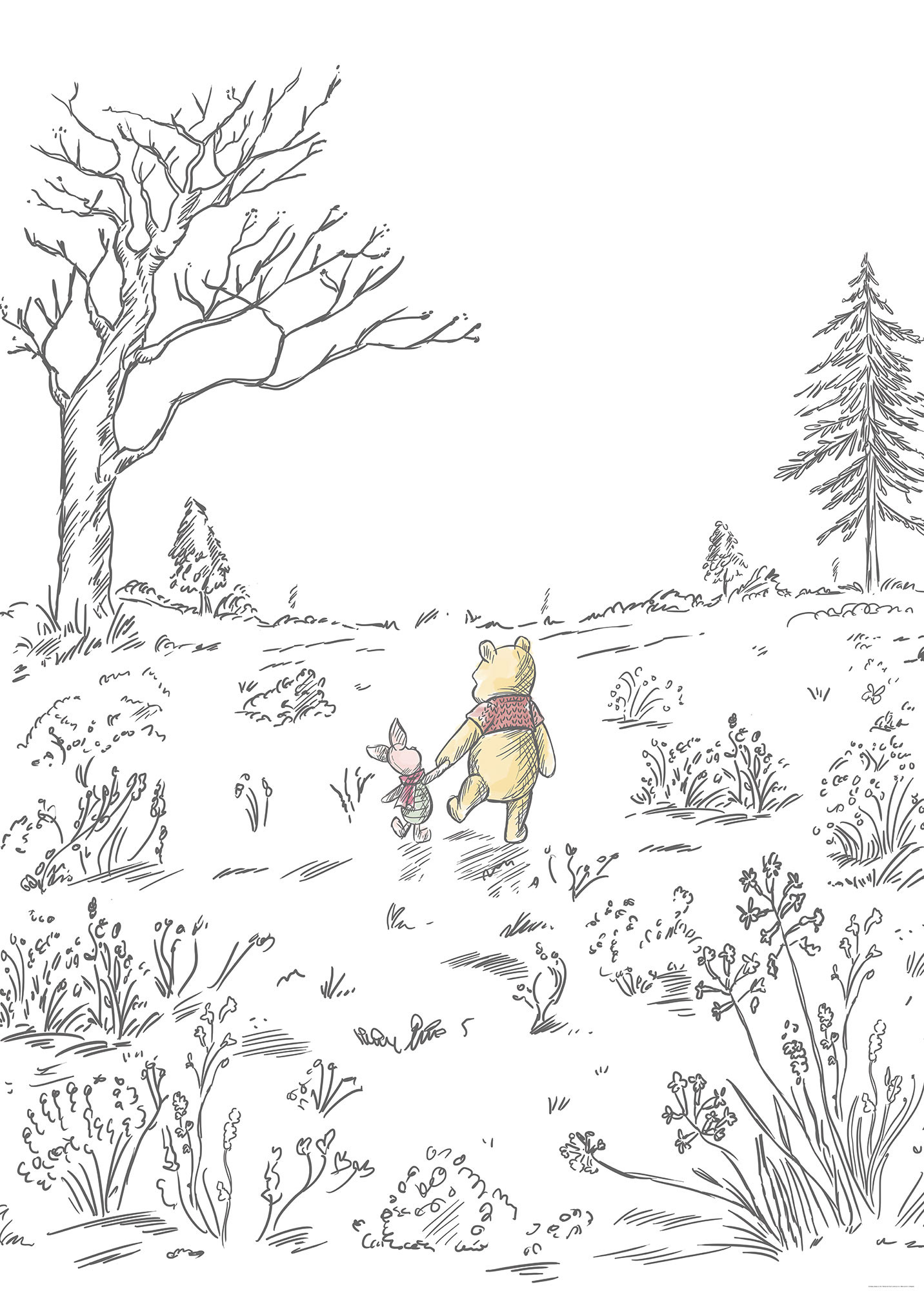 Detail Winnie The Pooh Winter Wallpaper Nomer 26