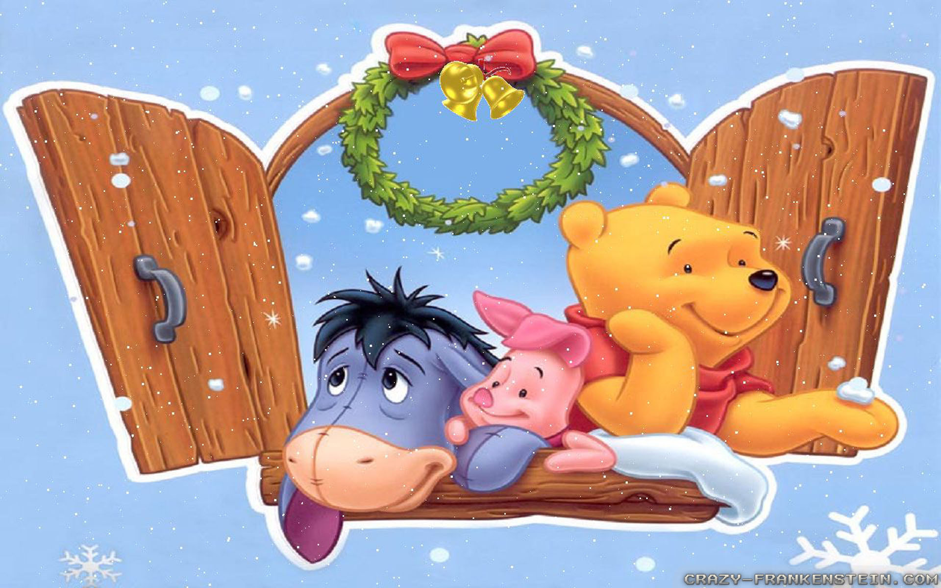 Detail Winnie The Pooh Winter Wallpaper Nomer 31