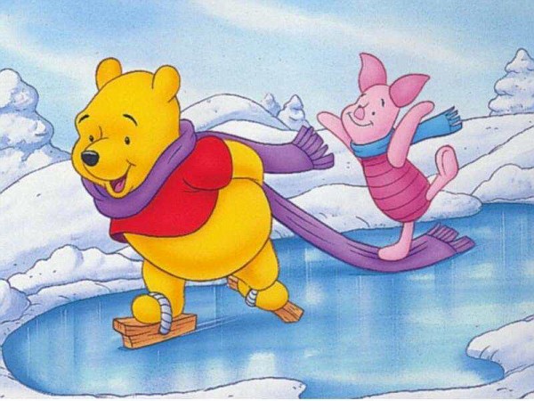 Detail Winnie The Pooh Winter Wallpaper Nomer 34