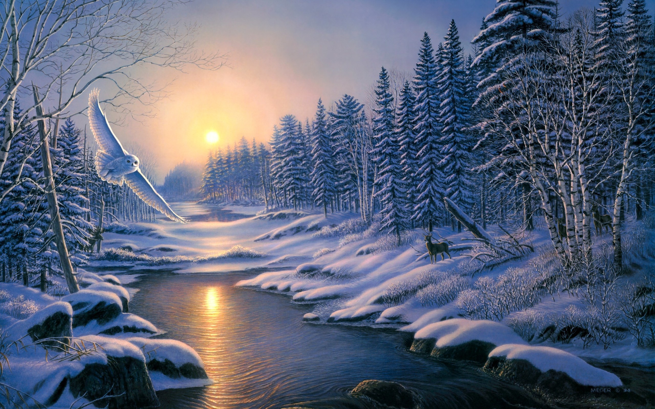 Detail Winter Background Hd Nomer 20