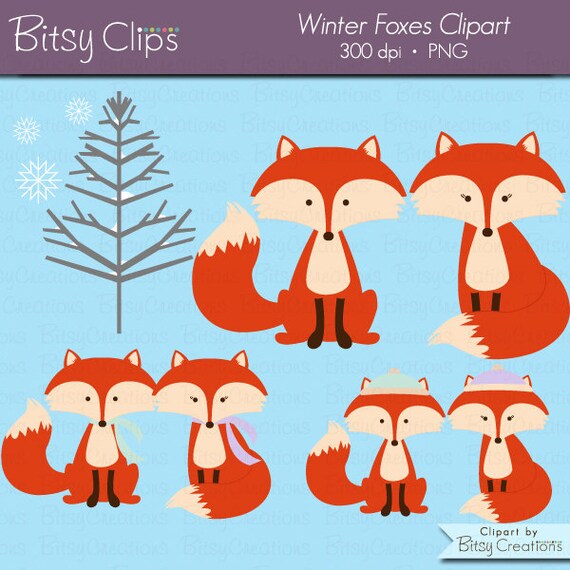 Detail Winter Fox Clipart Nomer 32