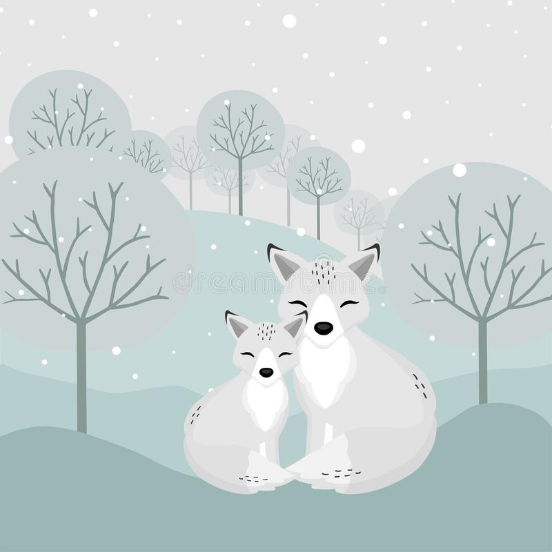 Detail Winter Fox Clipart Nomer 37