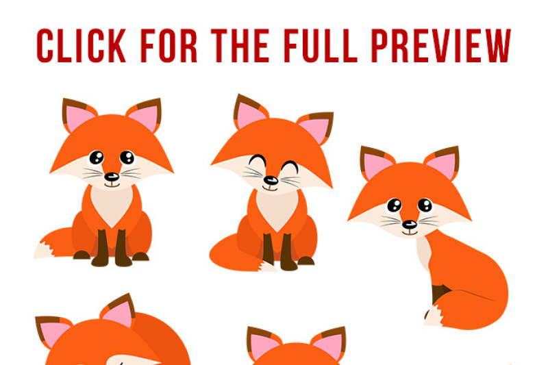 Detail Winter Fox Clipart Nomer 47