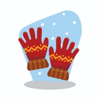 Detail Winter Gloves Clipart Nomer 20