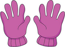 Detail Winter Gloves Clipart Nomer 33