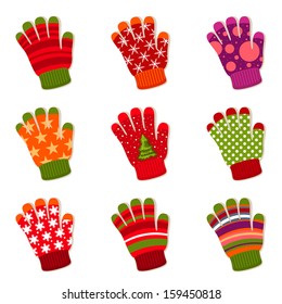 Detail Winter Gloves Clipart Nomer 39