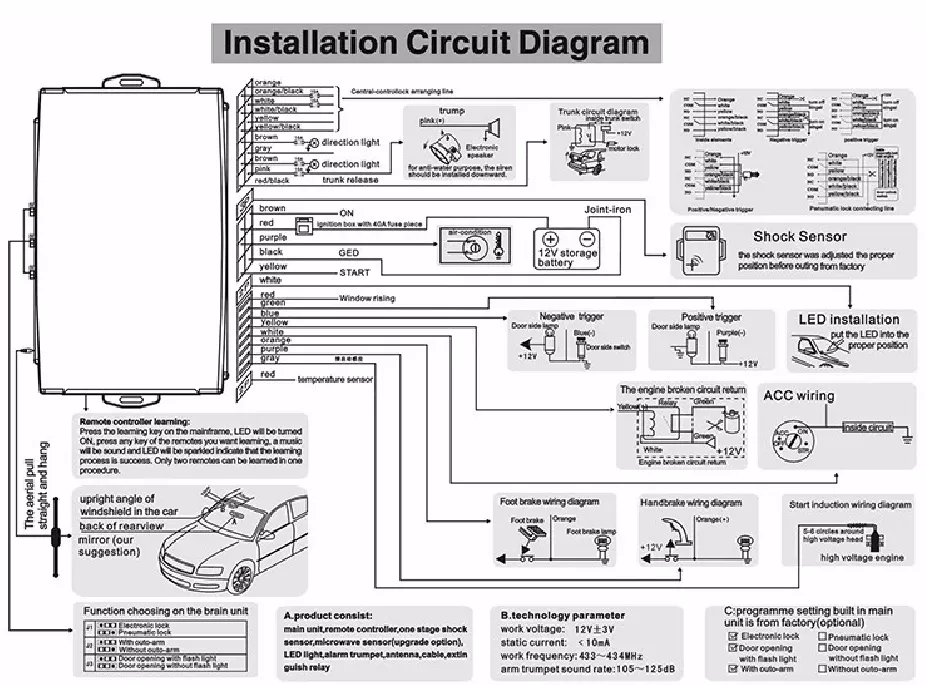 Detail Wiring Alarm Mobil Nomer 18