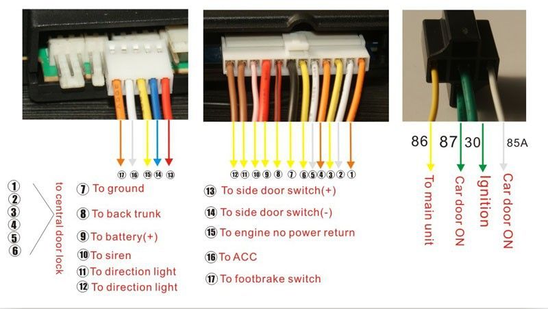 Detail Wiring Diagram Alarm Mobil Nomer 24