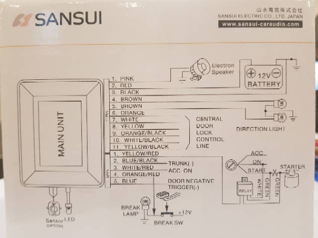 Detail Wiring Diagram Alarm Mobil Nomer 44