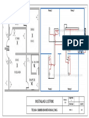 Detail Wiring Diagram Instalasi Rumah Nomer 41