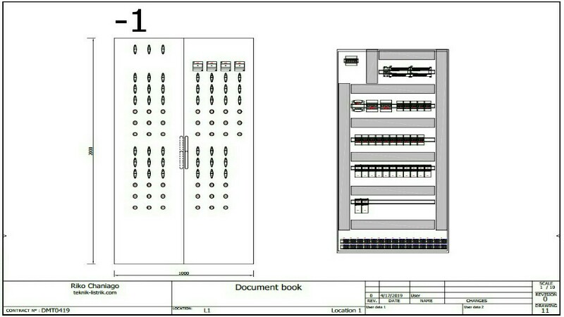 Detail Wiring Diagram Panel Distribusi Nomer 4