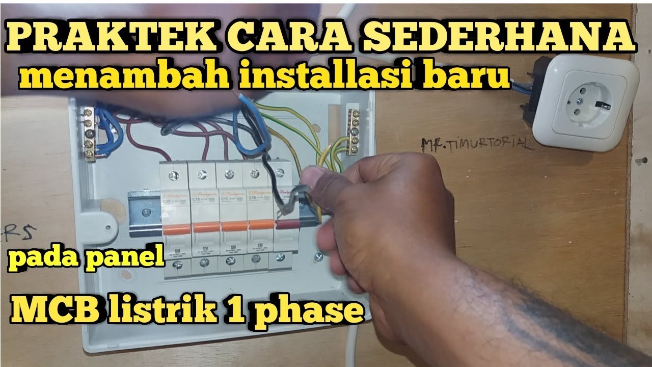 Detail Wiring Diagram Panel Listrik 1 Phase Nomer 34