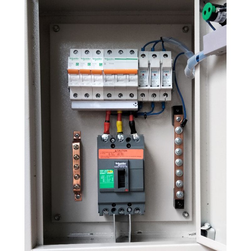 Detail Wiring Diagram Panel Listrik 1 Phase Nomer 36