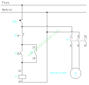 Detail Wiring Diagram Panel Listrik 1 Phase Nomer 45