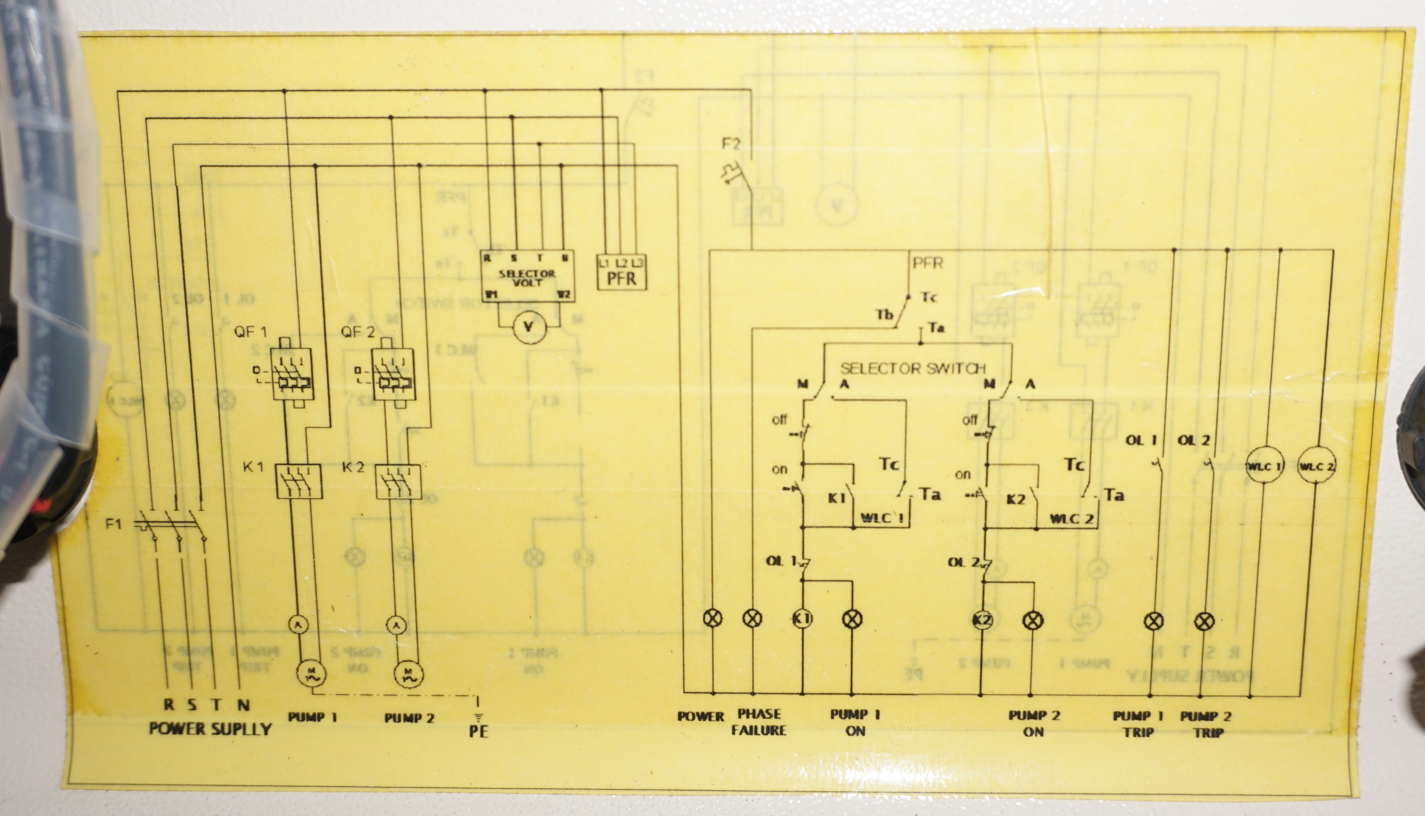 Detail Wiring Diagram Panel Pompa Booster Nomer 11