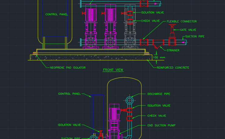 Detail Wiring Diagram Panel Pompa Booster Nomer 26