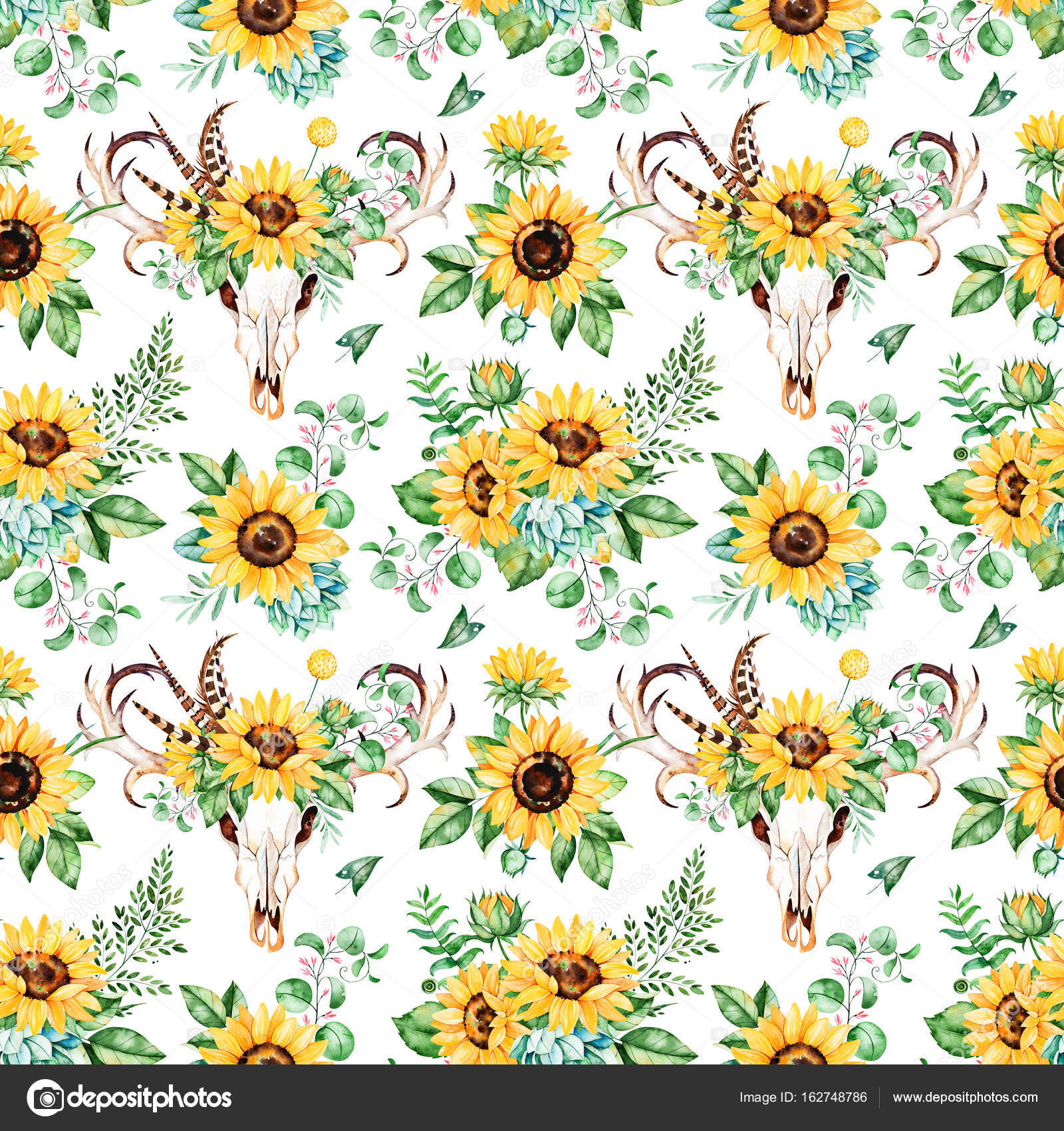 Detail Skull Sunflower Wallpaper Nomer 30