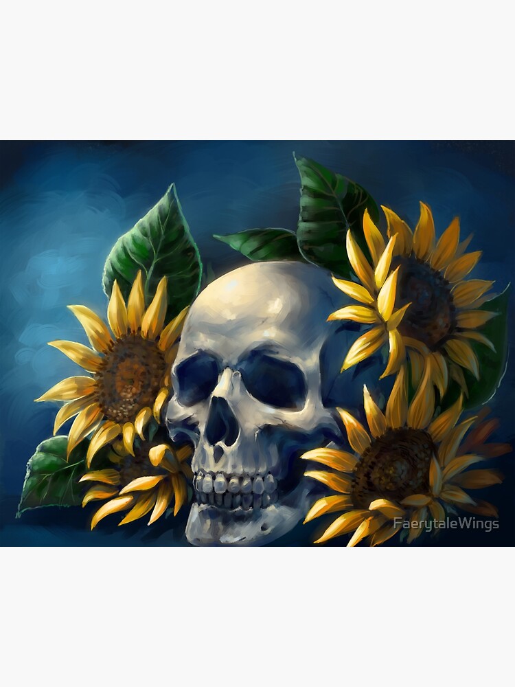 Detail Skull Sunflower Wallpaper Nomer 54