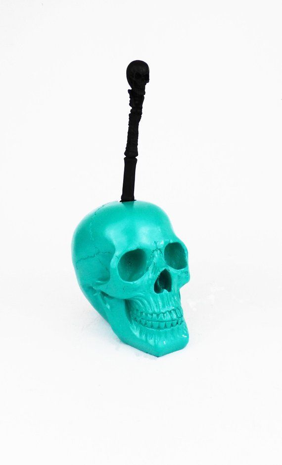 Detail Skull Toilet Brush Nomer 16