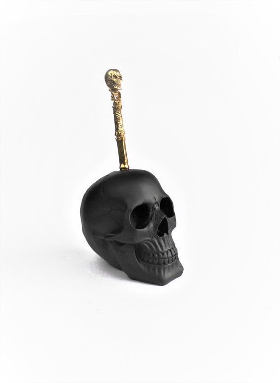 Detail Skull Toilet Brush Nomer 35