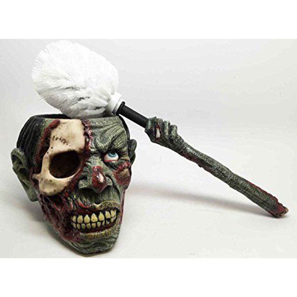 Detail Skull Toilet Brush Nomer 40