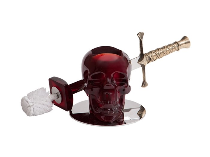 Detail Skull Toilet Brush Nomer 42