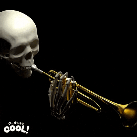Detail Skull Trumpet Transparent Nomer 29