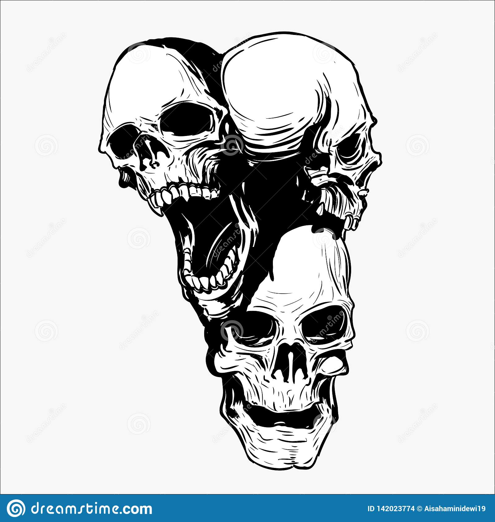 Detail Skull Vector Hd Nomer 34