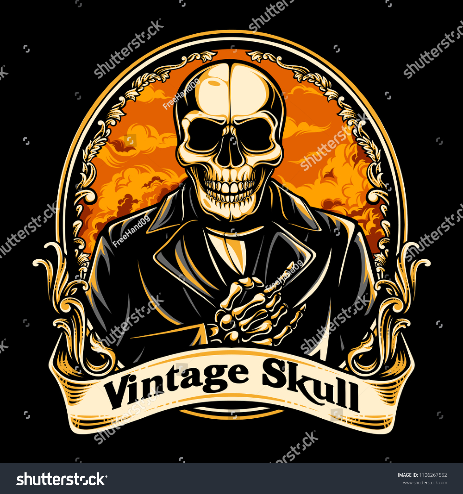 Detail Skull Vector Hd Nomer 38