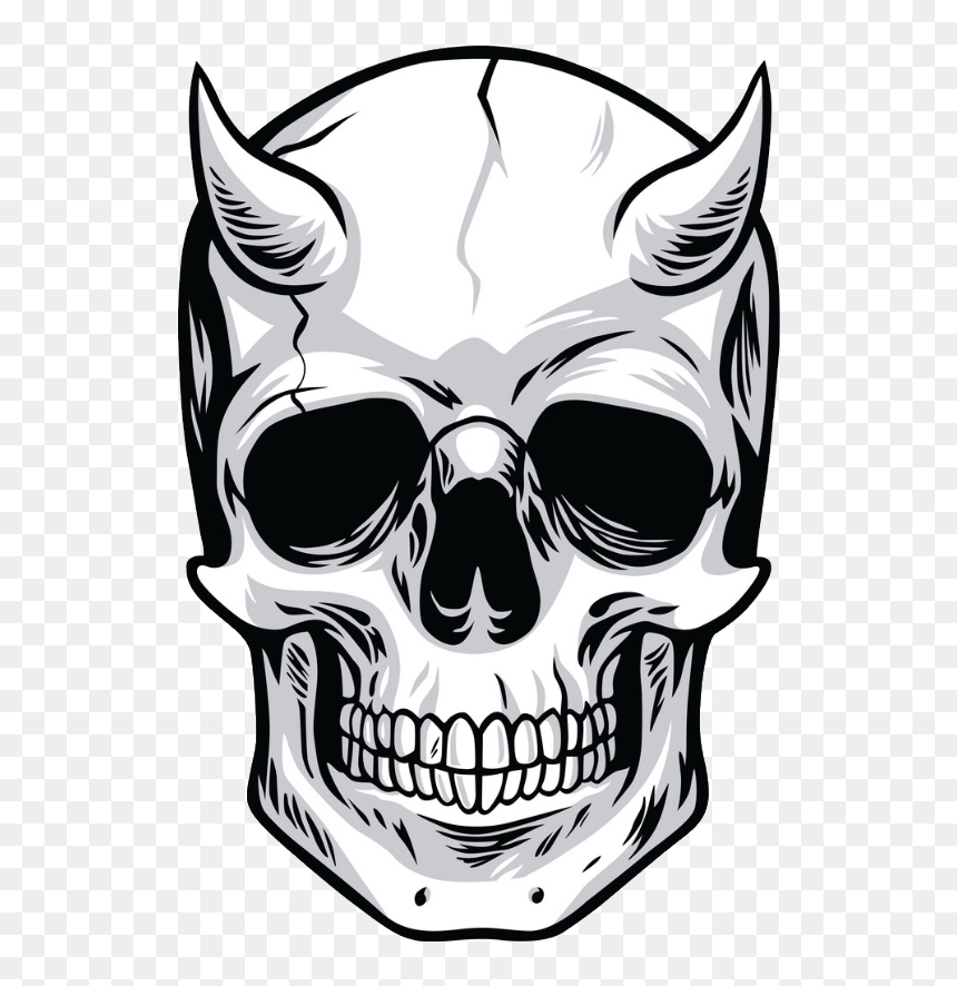 Detail Skull Vector Png Nomer 10