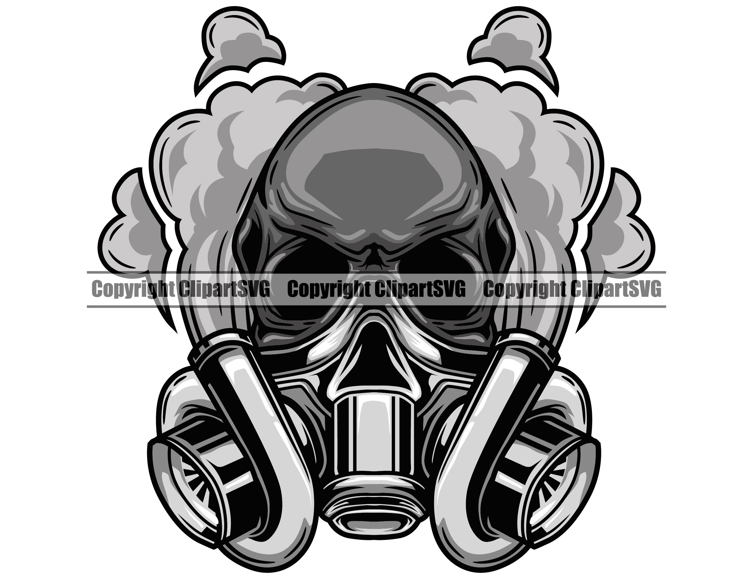 Detail Skull With Gas Mask Tattoo Meaning Nomer 49