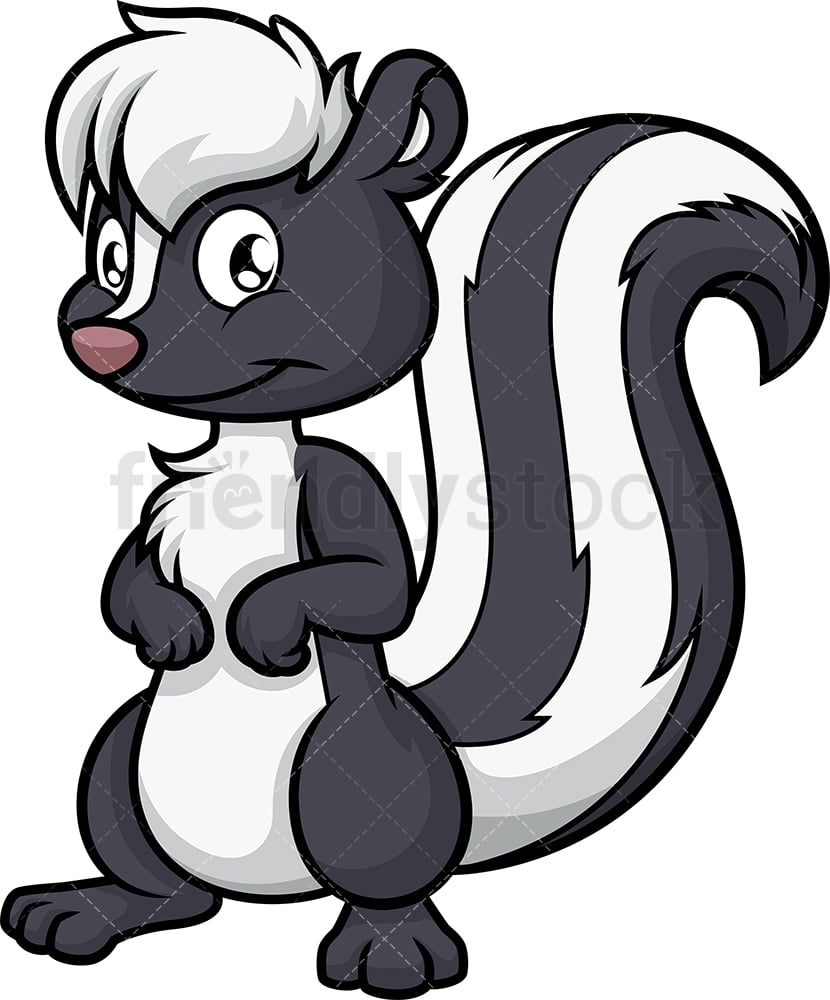 Detail Skunks Clipart Nomer 11