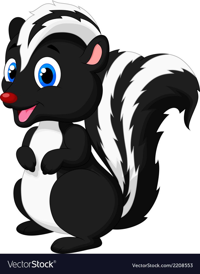 Detail Skunks Clipart Nomer 4