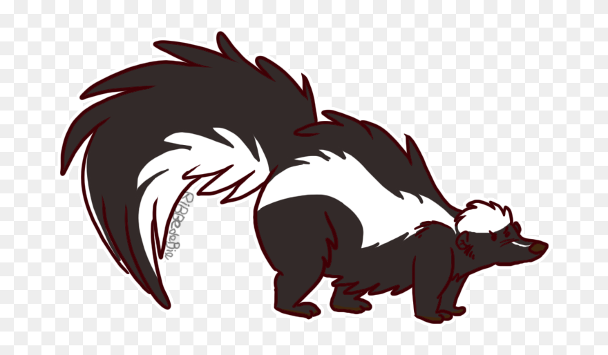 Detail Skunks Clipart Nomer 37