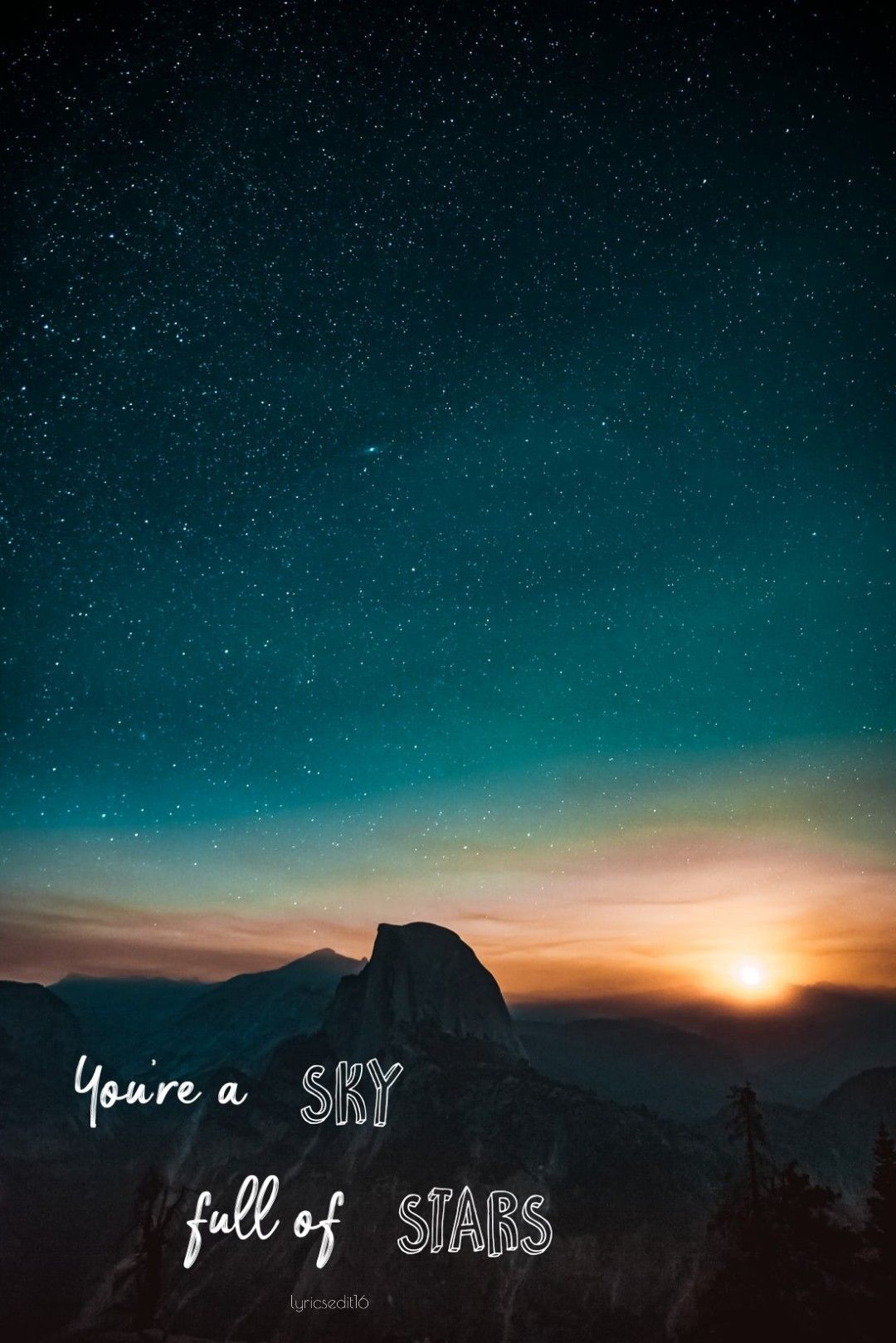 Detail Sky Full Of Stars Wallpaper Nomer 37