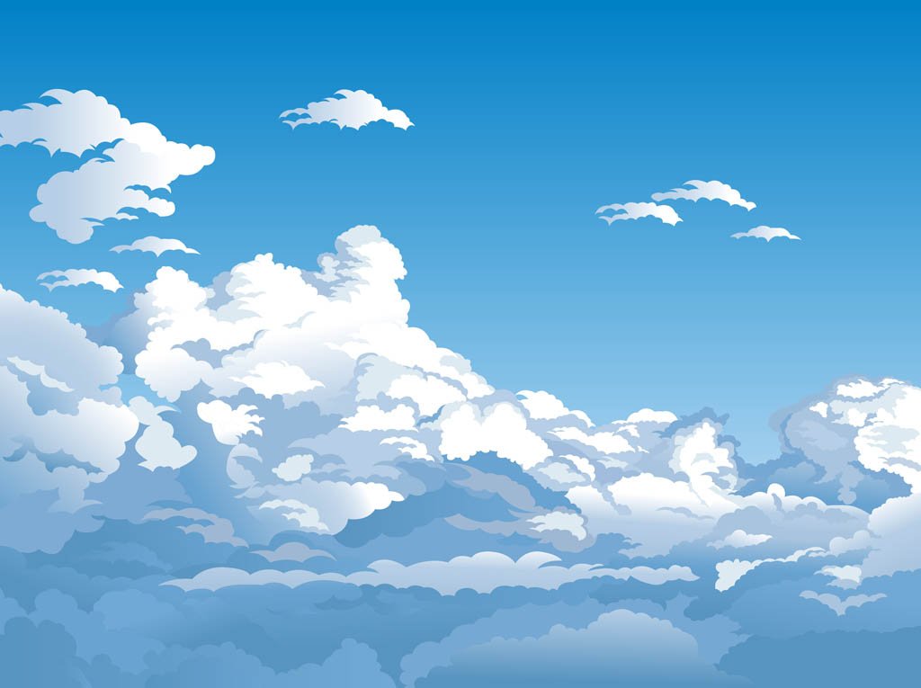 Detail Sky Vector Background Nomer 2