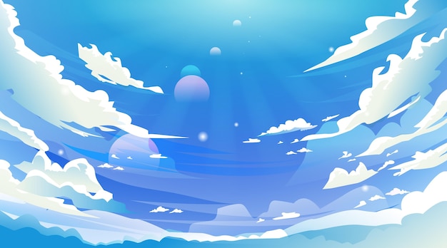 Detail Sky Vector Background Nomer 25