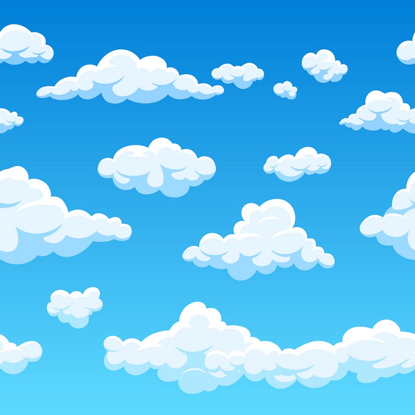 Detail Sky With Clouds Clipart Nomer 2