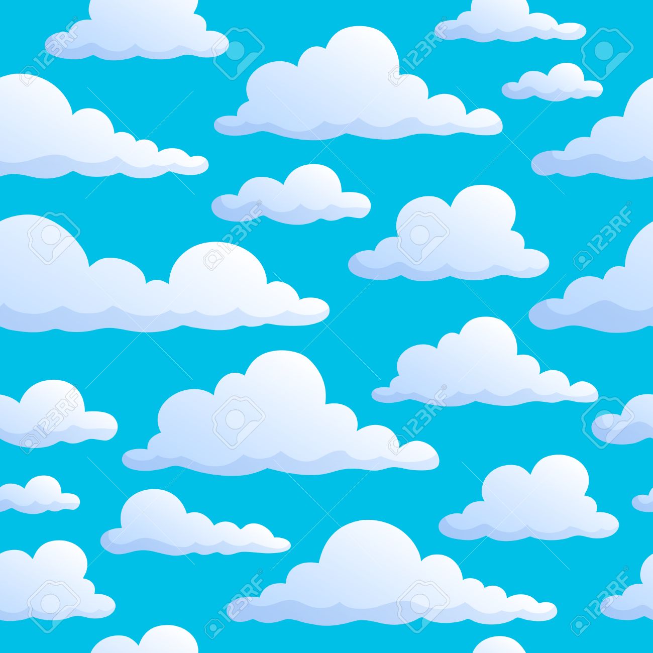 Detail Sky With Clouds Clipart Nomer 27