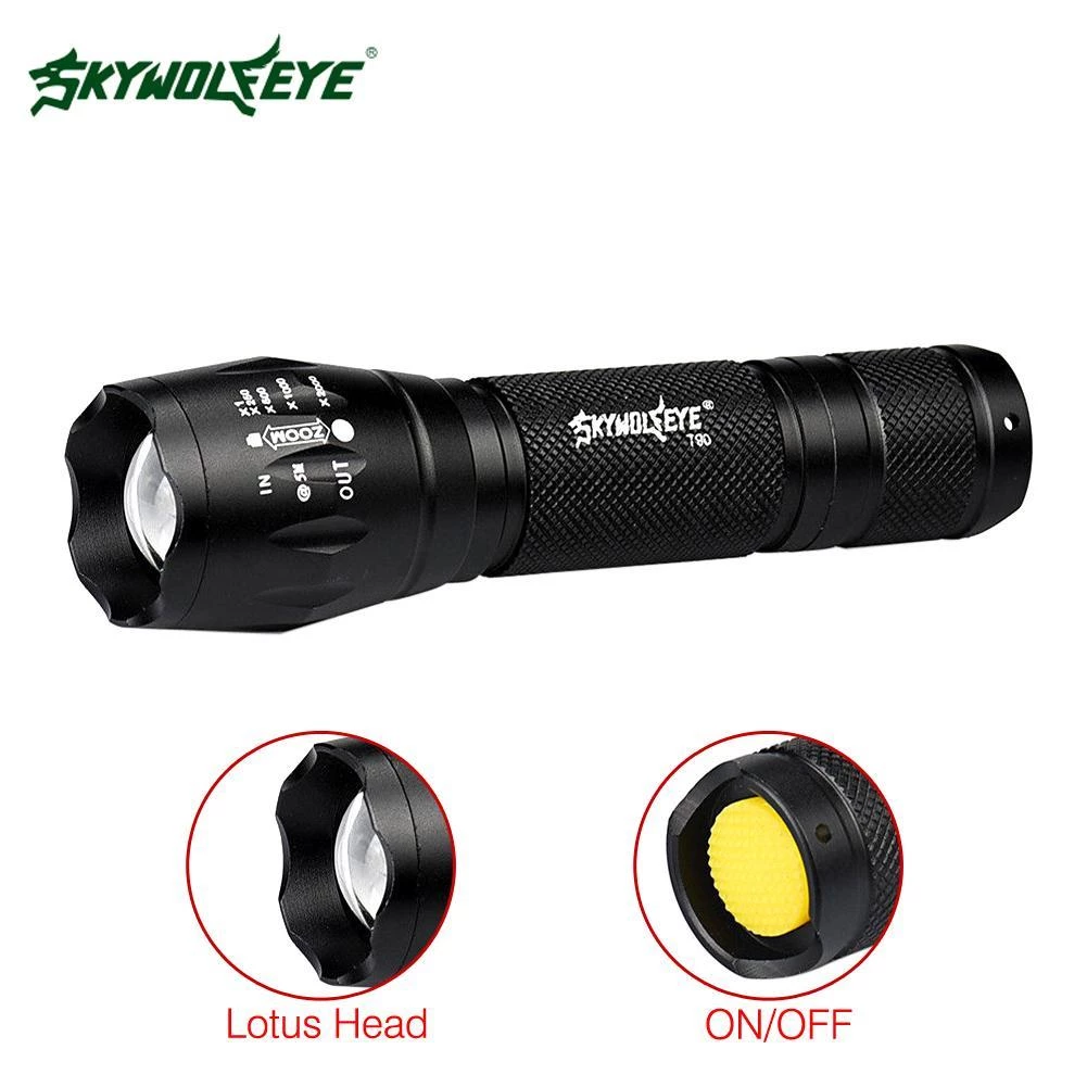 Detail Sky Wolf Eye Flashlight Battery Nomer 12